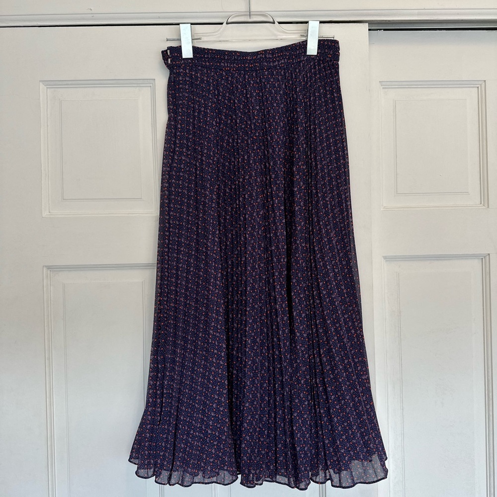 & other stories purple & orange patterned skirt. Size 6.